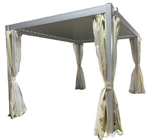 Lagos Premium 3x4 Garden Point szabadon álló terasz pergola fehér
