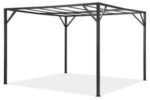 Santorini 3 x 4 m antracit fém terasz pergola keret Garden Point