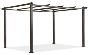 Barbados 3 x 4 m fa Garden Point fém kerti pergola kerete