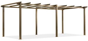 Barbados 3 x 6 m fa Garden Point fém kerti pergola kerete