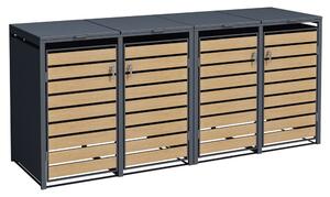 Burkolat 4 hulladékgyűjtőhöz 120l vagy 240l Bremen CoverTech