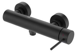 Zuhany csaptelep SAT Aurum zuhanyszett nélkül 150 mm fekete matt SATBAUR268C