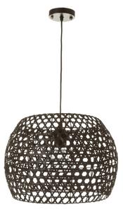 Fekete bambusz mennyezeti lámpa bambusz búrával ø 35 cm – Casa Selección