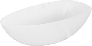 Mexen Imola szabadon álló kád konglomerátumból 170 x 88 cm, fehér fényes - 57281708510