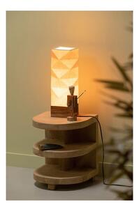 Bézs asztali lámpa (magasság 43 cm) Brett – WOOOD