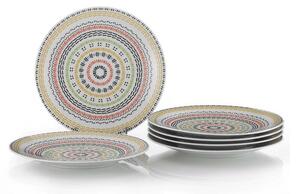 Desszertes porcelán tányér készlet 6 db-os ø 21 cm – Hermia