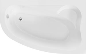 Mexen Westa sarokfürdőkád jobb 160 x 100 cm, fehér - 560116010002