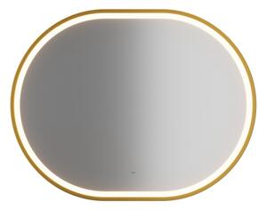 LED tükör APOLLO 2 | arany 90x70 cm