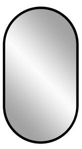 LED-es tükör APOLLO | fekete 50 x 90 cm