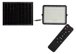 V-Tac LED Kültéri napalemes reflektor LED/20W/3,2V 4000K fekete + + távirányító VT1458