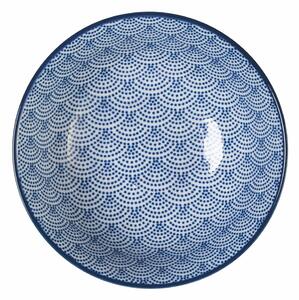 Fehér-kék porcelán tál készlet 4 db-os ø 14 cm Confusion – Villa d'Este