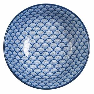 Fehér-kék porcelán tál készlet 4 db-os ø 14 cm Confusion – Villa d'Este