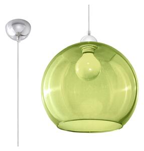 Zöld függőlámpa üveg búrával ø 30 cm Bilbao – Nice Lamps