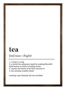 Poszter 50x70 cm Tea – Wallity