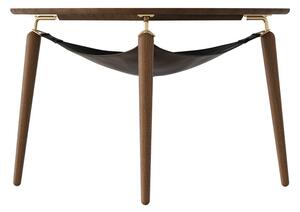 Barna tölgyfa kerek dohányzóasztal ø 80 cm Hang Out – UMAGE