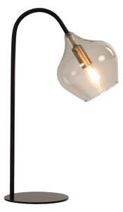 Fekete asztali lámpa (magasság 50,5 cm) Rakel – Light & Living