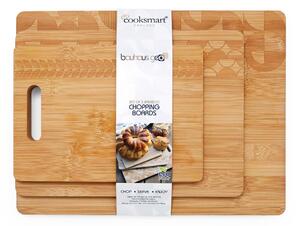 Bambusz vágódeszka készlet 3 db-os 30x39.5 cm – Cooksmart ®