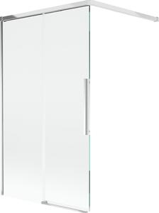 Mexen Rox 2-szárnyú, toló kádparaván 140 x 150 cm, átlátszó, króm - 8C9-140-003-01-00