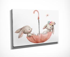 Gyerekszoba kép 40x30 cm Bunnies – Wallity
