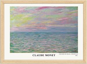 Keretezett poszter 45x35 cm Claude Monet – Wallity
