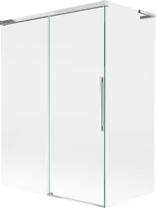 Mexen Rox L kádparaván 2 szárnyú tolóajtós 120 + 70 x 150 cm, átlátszó, króm - 8C9L-120-070-01-00