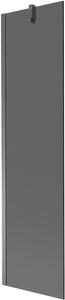 Mexen Next 1 szárnyú kádparaván 50 x 150 cm, grafit, gun metal - 895-050-000-00-40-95