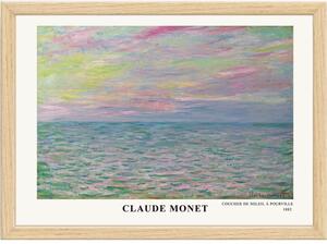 Keretezett poszter 75x55 cm Claude Monet – Wallity