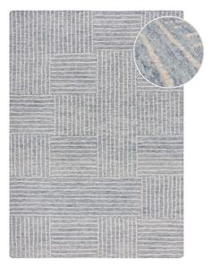 Világoskék kézi szövésű gyapjú szőnyeg 120x170 cm Memphis Wool – Flair Rugs