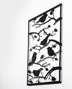 Fém fali dekoráció 47x66 cm Branch & Birds – Wallity