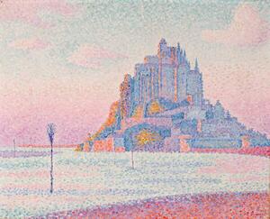 Signac, Paul - Reprodukció Mont Saint-Michel, Setting Sun, 1897, (40 x 35 cm)