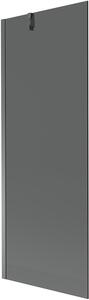 Mexen Next egyajtós kádparaván 70 x 150 cm, grafit, gun metal - 895-070-000-00-40-95