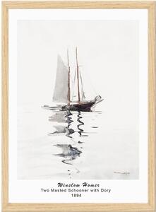 Keretezett poszter 35x45 cm Winslow Homer – Wallity