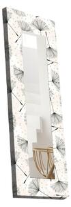 Fali tükör tömörfa kerettel 40x120 cm – Wallity