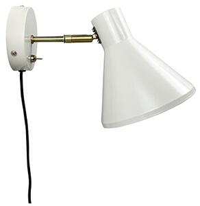 DybergLarsen - Sleep Fali Lámpa Shiny White/Antique BrassDybergLarsen - Lampemesteren