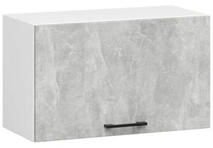 Konyhagarnitúra OLIVIA 2.4M - beton/fehér