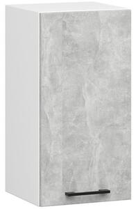 Konyhagarnitúra OLIVIA 2.4M - beton/fehér