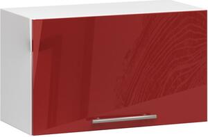 Konyhaszekrény OLIVIA W60OK - fehér/piros fényű