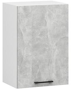 Konyhaszekrény OLIVIA W50 H580 - fehér/beton