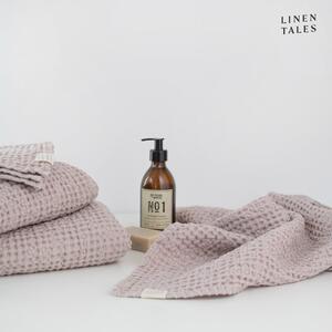 Világos rózsaszín törölköző 50x70 cm Honeycomb – Linen Tales