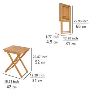 Bambusz tárolóasztal 31x42 cm Maui – Wenko