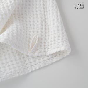 Fehér törölköző 50x70 cm Honeycomb – Linen Tales