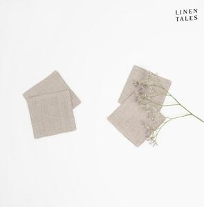 Bézs textil poháralátét szett 4 db-os – Linen Tales