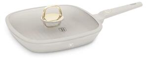 BerlingerHaus Grill serpenyő fedővel (28 cm) Sahara Collection (BH/8067WM)