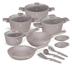 BerlingerHaus 15 részes edénykészlet Taupe Collection (BH/8111NN)