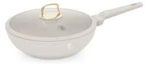 BerlingerHaus Wok fedővel (28 cm) Sahara Collection (BH/8064N)