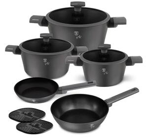 BerlingerHaus 10 részes edénykészlet Anthracite Collection (BH/8140NN)
