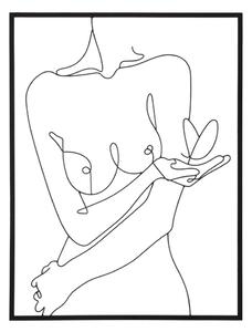 Fém fali dekoráció 60x80 cm Nudity – Mauro Ferretti