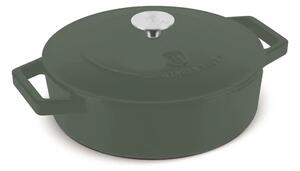 BerlingerHaus Öntöttvas alacsony lábas (2.57 L) Matte Green Collection (BH/6262)