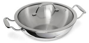 BerlingerHaus Professzionális Wok fedővel (24 cm) Copper Touch Collection (BH/8812)