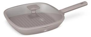 BerlingerHaus Grill serpenyő fedővel (28 cm) Taupe Collection BH/8097
